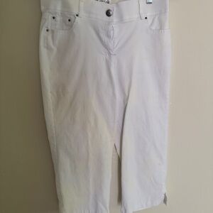 White Capri Pants